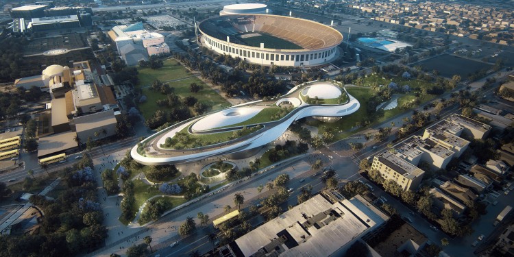 Lucas Museum of Narrative Art_LA_aerial_low res