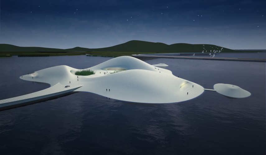 MAD_Pingtan Art Museum_rendering_site_birdview