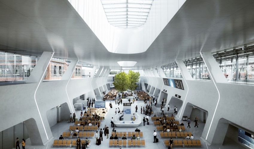 10_MAD_Jiaxing Train Station_underground waiting hall