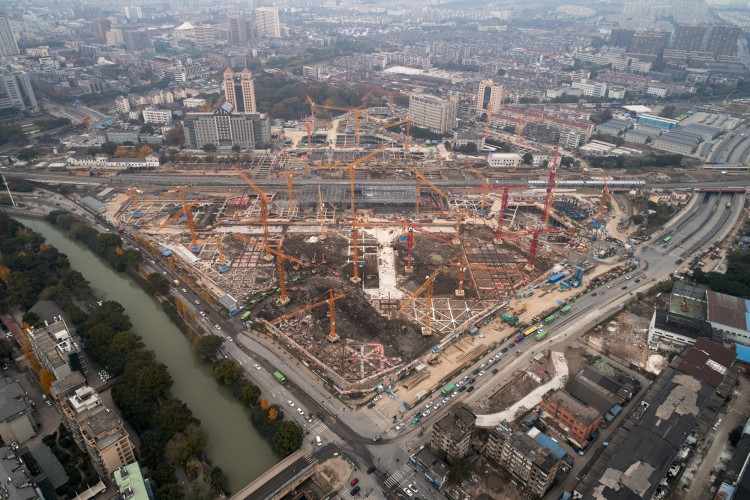 20_MAD_Jiaxing Train Station Currently Under Construction_photo by Agovision
