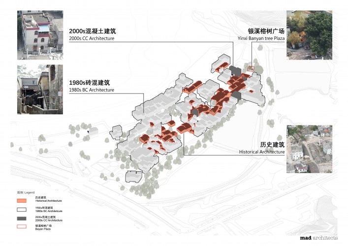 原有的建筑风格构成