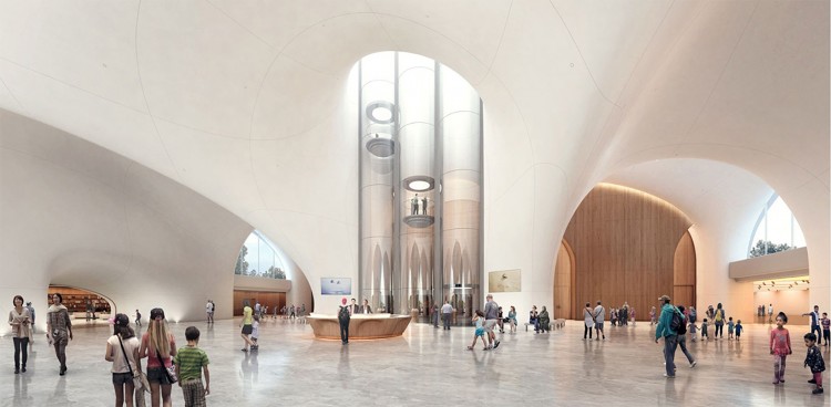 Lucas-museum_lobby-rendering_courtesy of the Lucas Museum of Narrative Art