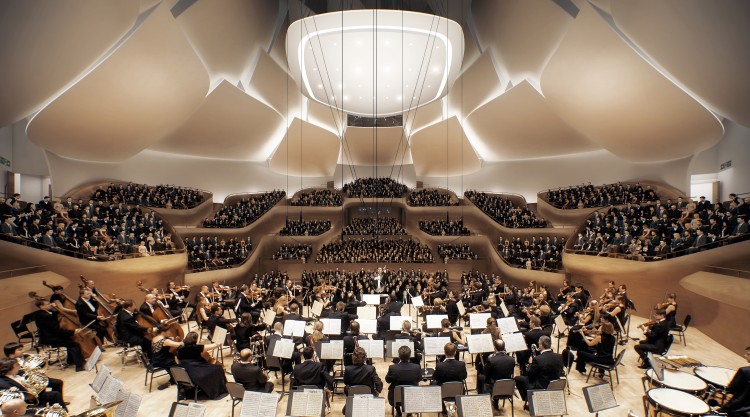 07_MAD_China Philharmonic Concert Hall_Rendering Main Concert Hall Light