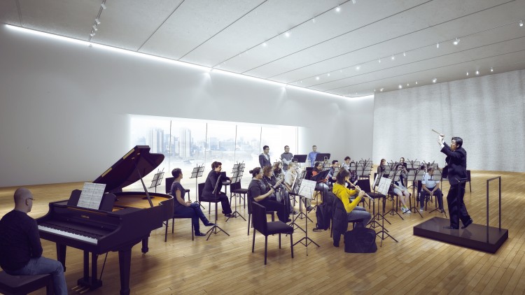 09_MAD_China Philharmonic Concert Hall_Rendering Rehearsal Room
