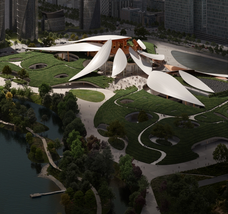 安吉“两山”未来科技城文化艺术中心| MAD Architects 安吉“两山”未来科技城文化艺术中心| MAD Architects