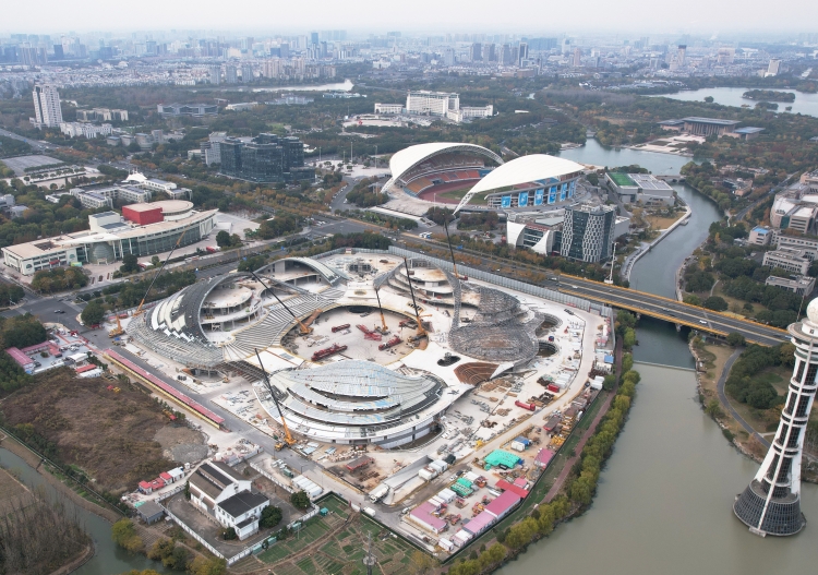 works_MAD_Jiaxing Civic Center_Under Construction_13 by MAD
