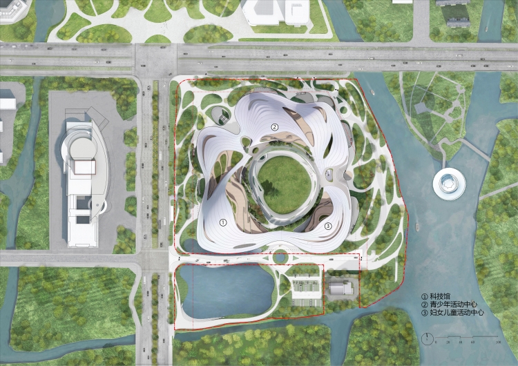 works_MAD_Jiaxing Civic Center_Under Construction_18_Masterplan_CN